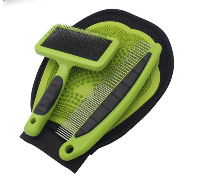 Pet Cleaning Set Pet Rake Comb To Remove Floating Hair Grooming Comb